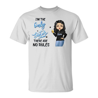 I'm The Oldest Sister Custom T-Shirt - Gift for Sisters - Thegiftio UK