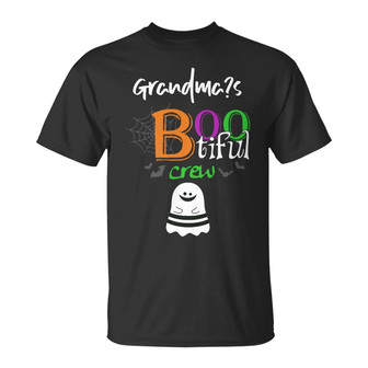 Personalized Grandma Boo Crew Halloween T Shirt - Thegiftio UK
