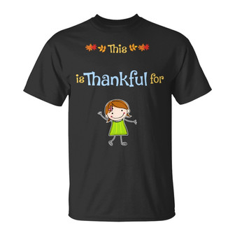 Personalized Grandma Thankful Fall Halloween T Shirt - Thegiftio UK