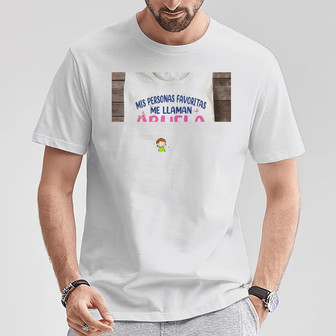 Abuela Abuelo Custom Spanish T-Shirt - Gift for Grandparents - Thegiftio UK