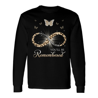 Always On My Heart Butterfly Infinity Custom Long Sleeve Shirt - Gift - Thegiftio UK