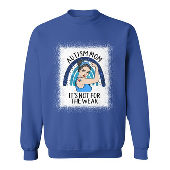 Autism Mom Strong Woman Rainbow Custom Sweatshirt - For Mom - Thegiftio UK