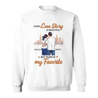 Beautiful Love Story Custom Sweatshirt - Gift for Couples - Thegiftio UK