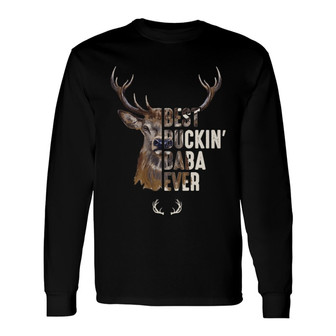 Best Buckin Dad Grandpa Deer Hunting Custom Long Sleeve Shirt - Gift - Thegiftio UK