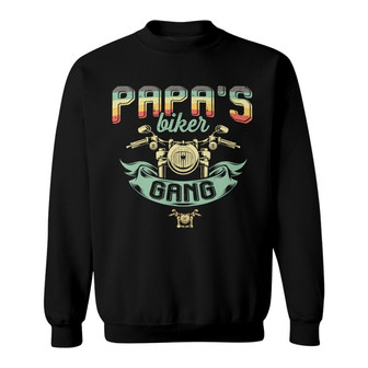 Biker Gang Father Day Custom Sweatshirt - Gift for Dad - Thegiftio UK