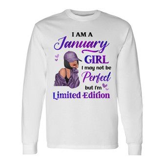 Birthday Gift Birth Month Fashion Girl Custom Long Sleeve Shirt - Gift - Thegiftio UK
