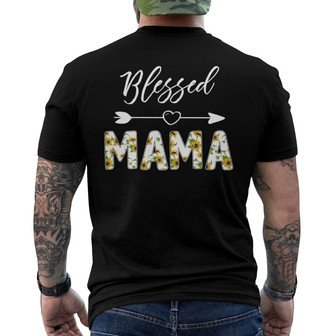 Blessed Mama Custom Back Print T-Shirt - Perfect Gift for Mom - Thegiftio UK