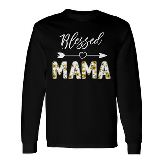 Blessed Mama Custom Long Sleeve Shirt - Perfect Gift for Mom - Thegiftio UK