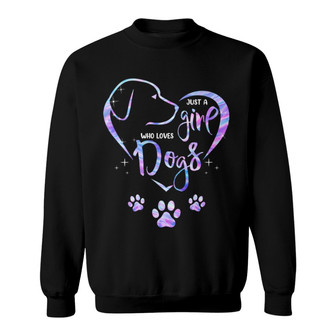 Colorful Dog Lovers Heart Paw Custom Sweatshirt - Thegiftio UK