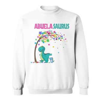 Colorful Tree Grandmasaurus Personalized Sweatshirt - Thegiftio UK