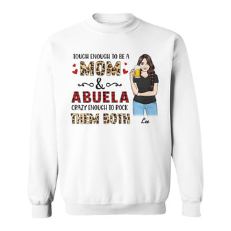 Crazy Enough To Rock Both Titles Personalized Sweatshirt - Thegiftio UK