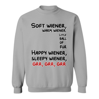 Dachshund Soft Wiener Warm Wiener Custom Sweatshirt - Thegiftio UK