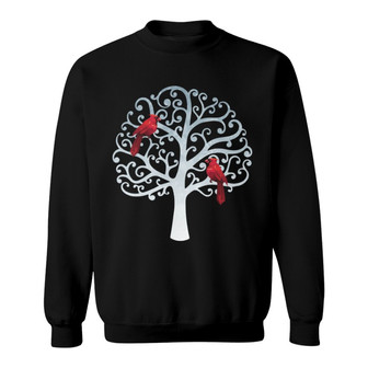 Dad And Mom Cardinals Personalized Sweatshirt - Memorial Gift - Thegiftio UK