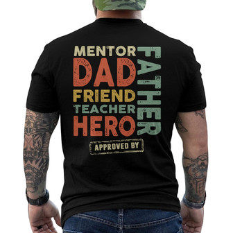 Dad Titles Custom Back Print T-Shirt - Perfect Gift for Father's Day - Thegiftio UK