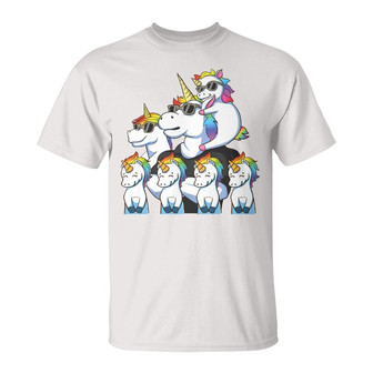 Dadacorn Unicorn Personalized T-Shirt - Gift for Dad - Thegiftio UK