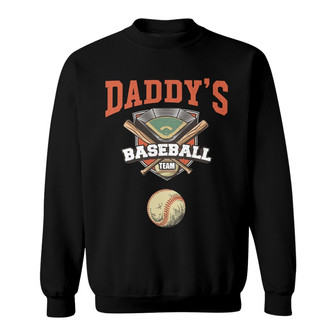 Daddy Baseball Team Personalized Sweatshirt - Gift for Dad - Thegiftio UK