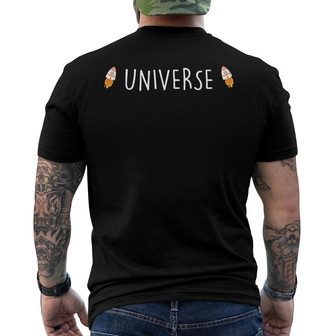 Daddy's Universe Personalized Back Print T-Shirt - Gift for Dad - Thegiftio UK