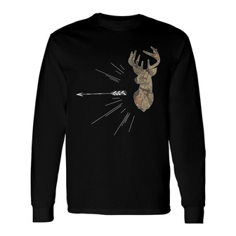 Deer Hunting Dad Personalized Long Sleeve Shirt - Gift for Dad - Thegiftio UK