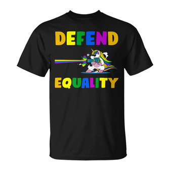 Defend Equality Custom T-Shirt - Gift for LGBT Supporters - Thegiftio UK