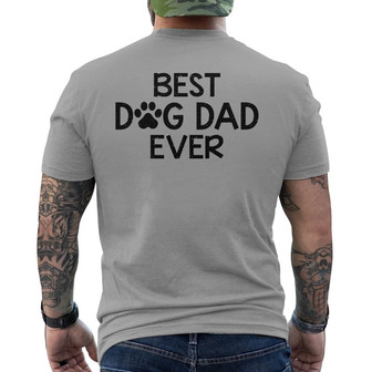 Dog Dad 67460 Personalized Back Print T-Shirt - Gift for Dog Dads - Thegiftio UK