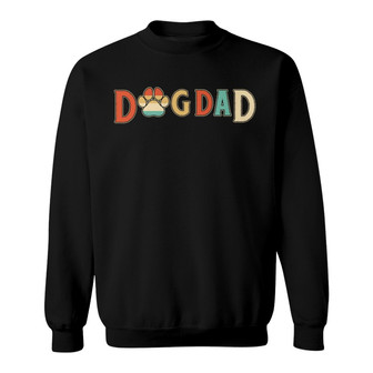 Dog Dad Retro Personalized Sweatshirt - Gift for Dog Dads - Thegiftio UK