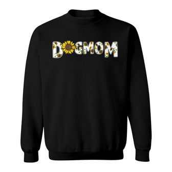 Dog Mom Sunflower Leopard Custom Sweatshirt - Gift for Dog Moms - Thegiftio UK