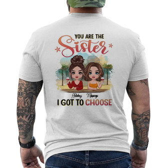 Doll Summer Besties At Beach Custom Back Print T-Shirt - Family Gift - Thegiftio UK