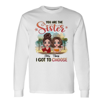 Doll Summer Besties At Beach Custom Long Sleeve Shirt - Family Gift - Thegiftio UK