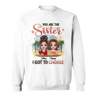 Doll Summer Besties At Beach Custom Sweatshirt - Family Gift - Thegiftio UK