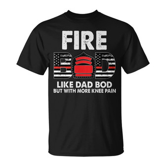 Fire Bod Like Dad Bod Custom T Shirt - Father's Day Gift - Thegiftio UK