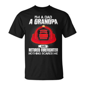 Firefighter Custom T-Shirt - Gift for Dad or Grandpa - Thegiftio UK