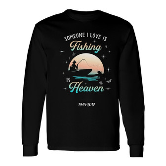 Fishing In Heaven Personalized Long Sleeve Shirt - Gift for Fisherman - Thegiftio UK