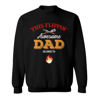 Flipping Awesome Father's Day Custom Sweatshirt - Gift for Dad - Thegiftio UK