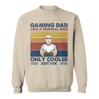 Gaming Dad Cooler Personalized Sweatshirt - Gift for Dad - Thegiftio UK