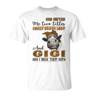 God Gifted Me Two Titles Custom T Shirt - Gift for Grandma - Thegiftio UK