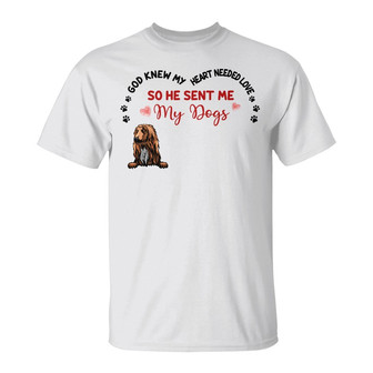 God Knew My Heart Needed Love Custom T Shirt - Gift for Dogs - Thegiftio UK