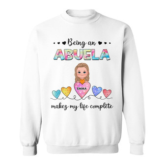 Grandkids Heartstrings Personalized Sweatshirt - Thegiftio UK