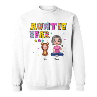 Grandma Bear Mom Auntie Doll Custom Sweatshirt - Gift for Mom - Thegiftio UK