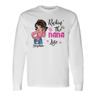 Grandma Life Sassy Girl Custom Long Sleeve Shirt - Gift for Grandma - Thegiftio UK
