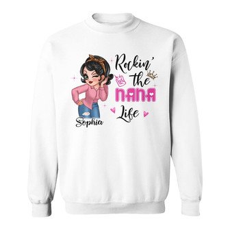 Grandma Life Sassy Girl Custom Sweatshirt - Gift for Grandma - Thegiftio UK