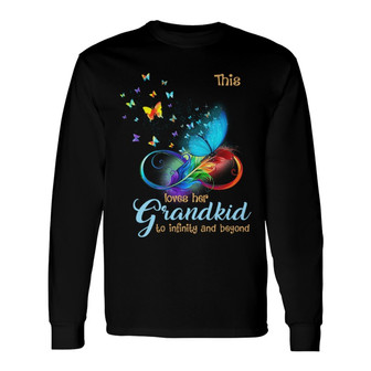 Grandma Loves Grandkids To Infinity Personalized Shirt - Thegiftio UK