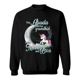 Grandma Loves Grandkids Unicorn Custom Sweatshirt - Thegiftio UK