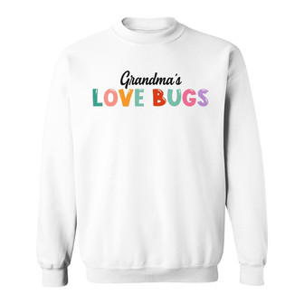 Grandma's Love Bugs Personalized Sweatshirt - Gift for Grandma - Thegiftio UK