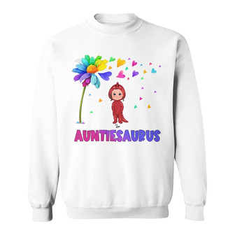 Grandmasaurus Colorful Daisy Dandelion Personalized Sweatshirt - Thegiftio UK