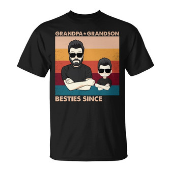 Grandpa And Kid Custom Shirt - Gift for Loving Grandpa - Thegiftio UK