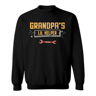 Grandpa's Lil Helpers Custom Sweatshirt - Gift for Grandpa - Thegiftio UK