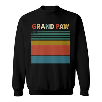 Grandpaw Dog Old Man Custom Sweatshirt - Gift for Grandpaw - Thegiftio UK