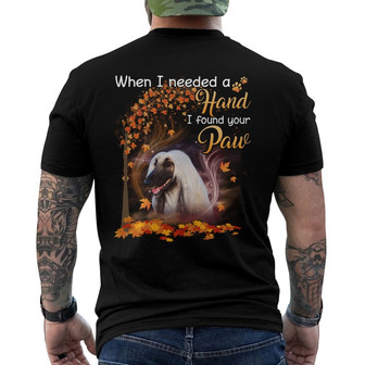 I Found Your Paw Dog Custom Back Print T-Shirt - Memorial Gift - Thegiftio UK
