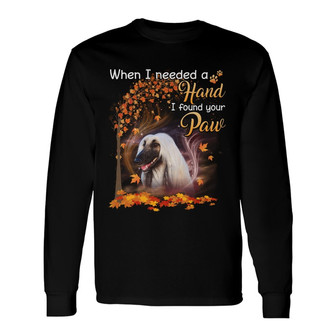 I Found Your Paw Dog Custom Long Sleeve Shirt - Memorial Gift - Thegiftio UK