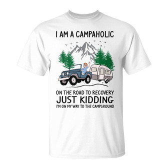 I'm A Campaholic Personalized T-Shirt - Gift for Campers - Thegiftio UK